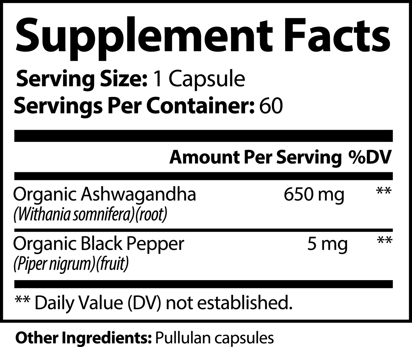 CalmMind Ashwagandha Capsules